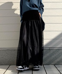 Q | メッシュドッキングスカート(スカート)