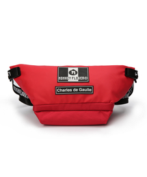 Monkey Flower（モンキーフラワー）の「共用ワッペンロゴウエストバッグ MF9ABG04U RED（ボディバッグ/ウエストポーチ）」