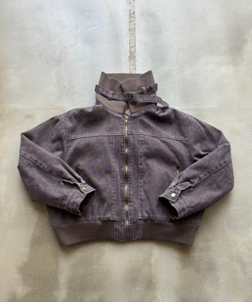 SHAGGIE（シャギー）の「フェードワークショートジャケット（その他アウター・レディース・グレー/ベージュ/ブラウン・FREE）」の9枚目の写真