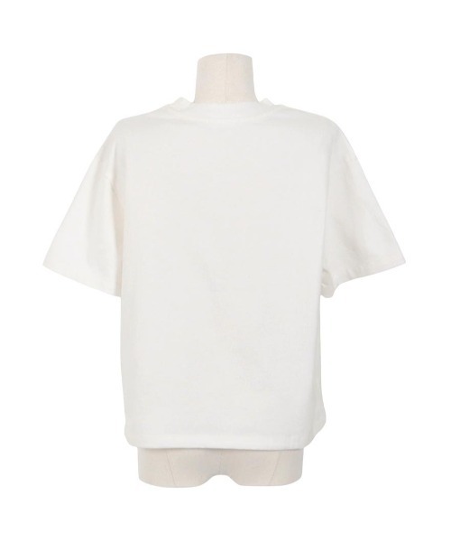 LUDICRUM(ルーディクルム)の「Over Tshirt (Short)(Tシャツ/カットソー・レディース・ブラック/オフホワイト・FREE)」の10枚目の写真