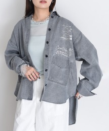 Eimee Law | バイオ加工テキストカバーオールシャツ(シャツ/ブラウス)