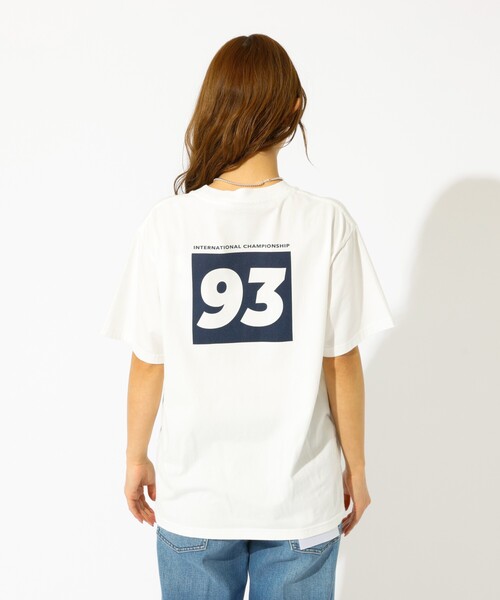 PARROTT CANVAS（パロットキャンバス）の「【PARROTT CANVAS/パロットキャンバス】ヴィンテージS/S Tシャツ "93" / ロゴプリントT / バックプリント（Tシャツ/カットソー・レディース・ネイビー/ホワイト・フリー）」の17枚目の写真