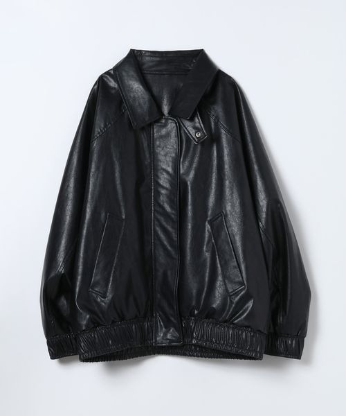 JEANASIS（ジーナシス）の「ヴィンテージレザーブルゾン/640179（ブルゾン・レディース・ブラック/ベージュ/ブラウン・FREE）」の17枚目の写真