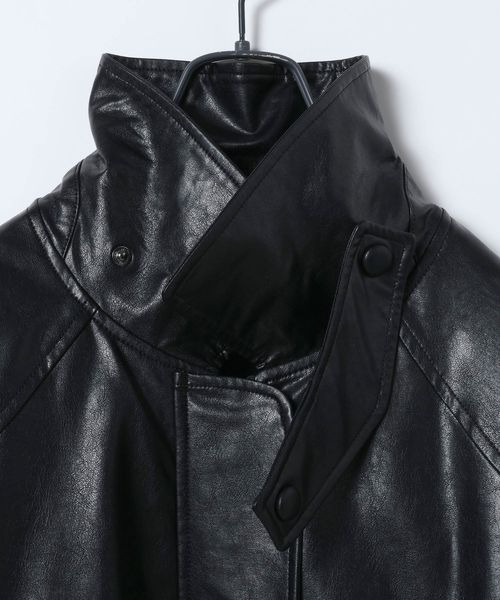 JEANASIS（ジーナシス）の「ヴィンテージレザーブルゾン/640179（ブルゾン・レディース・ブラック/ベージュ/ブラウン・FREE）」の21枚目の写真