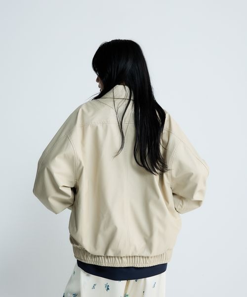 JEANASIS（ジーナシス）の「ヴィンテージレザーブルゾン/640179（ブルゾン・レディース・ブラック/ベージュ/ブラウン・FREE）」の12枚目の写真