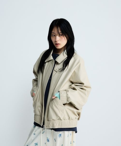 JEANASIS（ジーナシス）の「ヴィンテージレザーブルゾン/640179（ブルゾン・レディース・ブラック/ベージュ/ブラウン・FREE）」の10枚目の写真