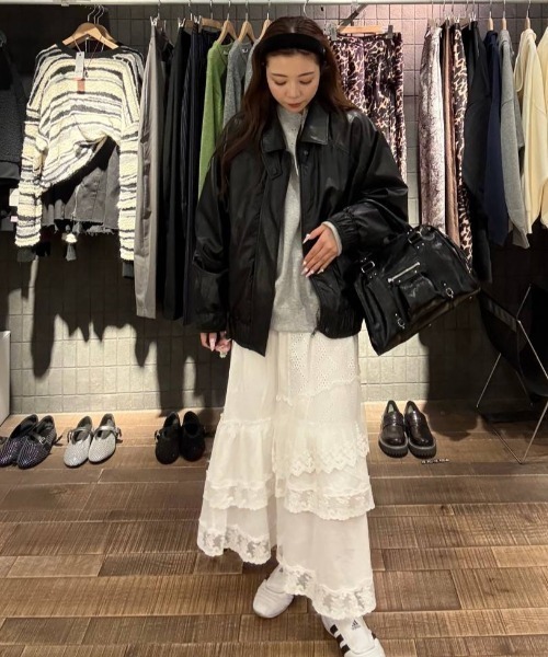 セール】ヴィンテージレザーブルゾン/640179（ブルゾン）｜JEANASIS