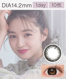 VICTORIA（ヴィクトリア）の「Victoria 1day ブラック （10枚入り）（コンタクトレンズ・カラコン）」