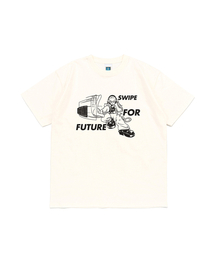 スワイプフォーフューチャー 半袖Tシャツ (アイボリー)