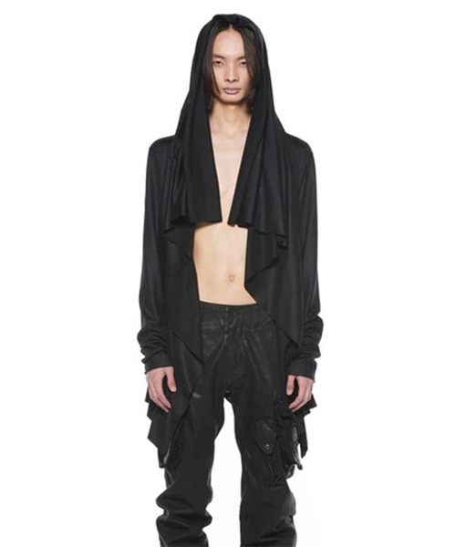 JULIUS（ユリウス）の「【JULIUS/ユリウス】927CUM5 DRAPE CARDIGAN（カーディガン/ボレロ・メンズ・ブラック/グレー・2/3/4）」の9枚目の写真