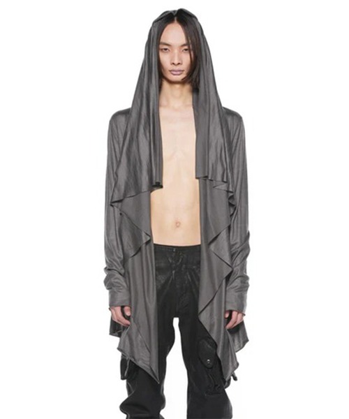 JULIUS（ユリウス）の「【JULIUS/ユリウス】927CUM5 DRAPE CARDIGAN（カーディガン/ボレロ・メンズ・ブラック/グレー・2/3/4）」の10枚目の写真