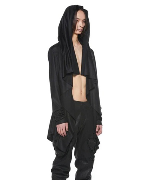 JULIUS（ユリウス）の「【JULIUS/ユリウス】927CUM5 DRAPE CARDIGAN（カーディガン/ボレロ・メンズ・ブラック/グレー・2/3/4）」の11枚目の写真