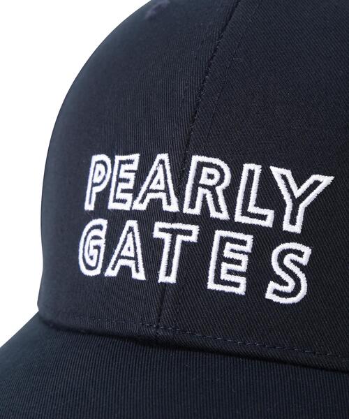 PEARLY GATES（パーリーゲイツ）の「【PEARLY GATES】PGisPGリサイクルツイルキャップ (UNISEX)（キャップ・レディース・グリーン系その他4/ホワイト/ネイビー・FREE）」の11枚目の写真