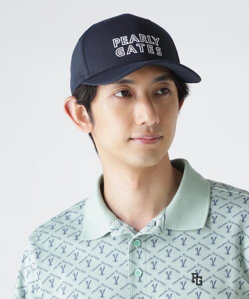 PEARLY GATES（パーリーゲイツ）の「【PEARLY GATES】PGisPGリサイクルツイルキャップ (UNISEX)（キャップ・レディース・グリーン系その他4/ホワイト/ネイビー・FREE）」の19枚目の写真