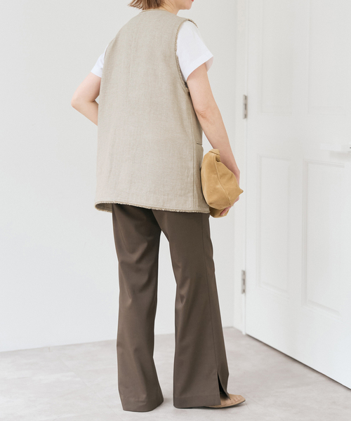 Spick & Span（スピックアンドスパン）の「Riopelle ツイードジレ（ベスト・レディース・マルチ/ベージュ・FREE）」の11枚目の写真