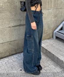 ROGER AND RAW | カーゴデニムカーブパンツ(デニムパンツ)