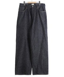 ARKnets（アークネッツ）の「GOLD / ゴールド：RECYCLED SUVIN COTTON YARAN 11.5oz DENIM ５POCKET WIDE PANTS  WWⅡ MODEL：26A-GL42620N[MUS]（デニムパンツ）」