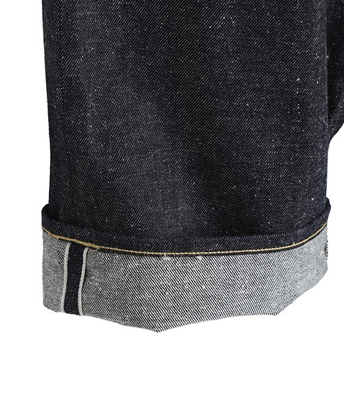 GOLD（ゴールド）の「GOLD / ゴールド：RECYCLED SUVIN COTTON YARAN 11.5oz DENIM ５POCKET WIDE PANTS  WWⅡ MODEL：26A-GL42620N[MUS]（デニムパンツ・メンズ・ノンウォッシュ・M/L）」の14枚目の写真