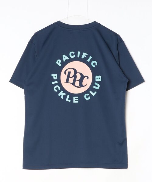 Pacific PICKLE CLUB(パシフィックピックルクラブ)の「PPC CIRCLE DRY T-SHIRT(Tシャツ/カットソー・メンズ・ホワイト/ネイビー・S/M/L/XL)」の7枚目の写真