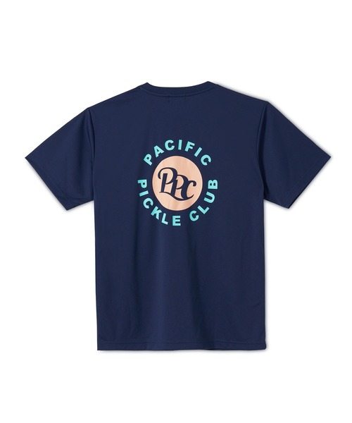 Pacific PICKLE CLUB(パシフィックピックルクラブ)の「PPC CIRCLE DRY T-SHIRT(Tシャツ/カットソー・メンズ・ホワイト/ネイビー・S/M/L/XL)」の2枚目の写真