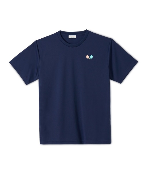 Pacific PICKLE CLUB(パシフィックピックルクラブ)の「PPC CIRCLE DRY T-SHIRT(Tシャツ/カットソー・メンズ・ホワイト/ネイビー・S/M/L/XL)」の6枚目の写真