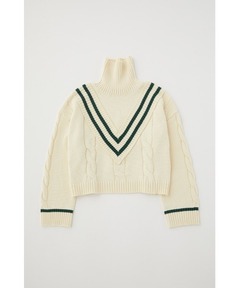BED J.W. FORD / ベッドフォード】Peace Symbol Knit / ピースシンボル