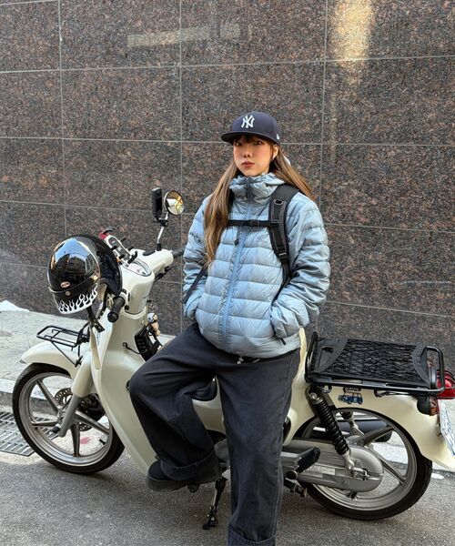 PHYPS MOTORCYCLE(フィップスモーターサイクル)の「H-Tech Storm Shield Parka Blue Gray(ダウンジャケット/コート・レディース・その他・SMALL/MEDIUM/LARGE/X-LARGE)」の19枚目の写真