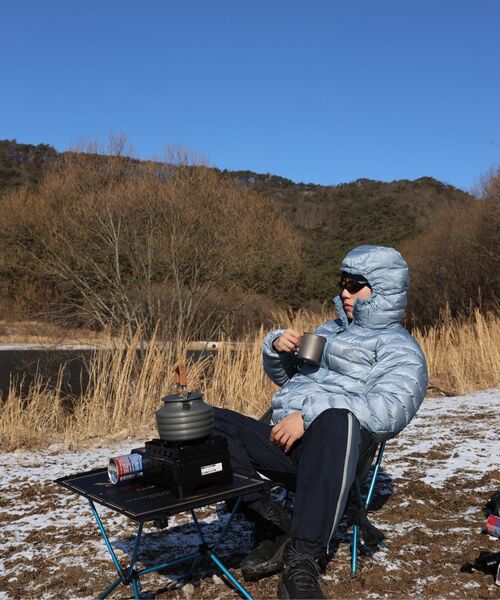 PHYPS MOTORCYCLE(フィップスモーターサイクル)の「H-Tech Storm Shield Parka Blue Gray(ダウンジャケット/コート・レディース・その他・SMALL/MEDIUM/LARGE/X-LARGE)」の13枚目の写真