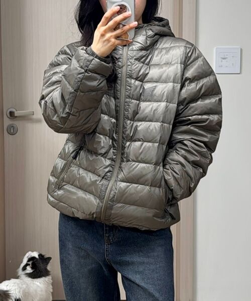 PHYPS MOTORCYCLE(フィップスモーターサイクル)の「H-Tech Storm Shield Parka Blue Gray(ダウンジャケット/コート・レディース・その他・SMALL/MEDIUM/LARGE/X-LARGE)」の10枚目の写真