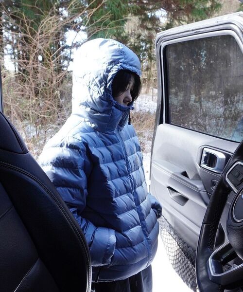 PHYPS MOTORCYCLE(フィップスモーターサイクル)の「H-Tech Storm Shield Parka Blue Gray(ダウンジャケット/コート・レディース・その他・SMALL/MEDIUM/LARGE/X-LARGE)」の6枚目の写真