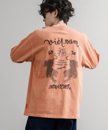 KRIFF MAYER（クリフメイヤー）の「KRIFF MAYER クリフメイヤー オーバーサイズスーベニア刺繍クルーネック長袖Tシャツ(虎) /ロンT 2537203（Tシャツ/カットソー）」