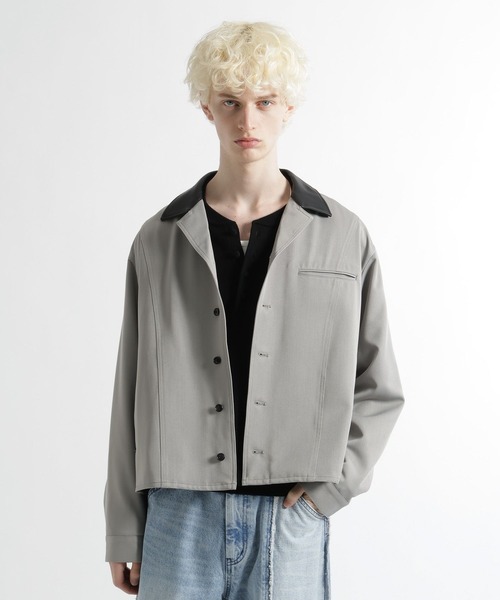 HARE（ハレ）の「3Dデザインシャツジャケット(HARE)（シャツ/ブラウス・メンズ・グレー/ブラック/ネイビー・FREE）」の2枚目の写真