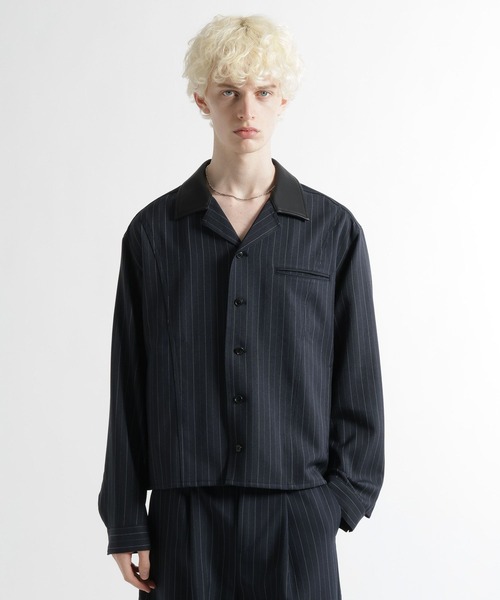 HARE（ハレ）の「3Dデザインシャツジャケット(HARE)（シャツ/ブラウス・メンズ・グレー/ブラック/ネイビー・FREE）」の17枚目の写真