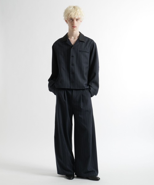 HARE（ハレ）の「3Dデザインシャツジャケット(HARE)（シャツ/ブラウス・メンズ・グレー/ブラック/ネイビー・FREE）」の11枚目の写真