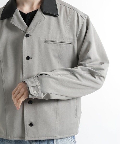 HARE（ハレ）の「3Dデザインシャツジャケット(HARE)（シャツ/ブラウス・メンズ・グレー/ブラック/ネイビー・FREE）」の22枚目の写真