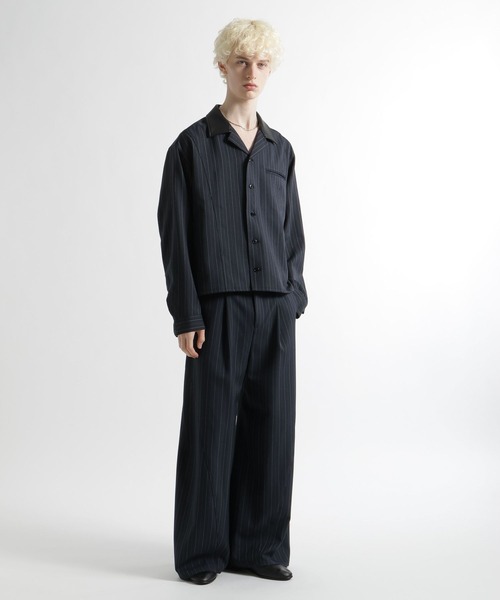 HARE（ハレ）の「3Dデザインシャツジャケット(HARE)（シャツ/ブラウス・メンズ・グレー/ブラック/ネイビー・FREE）」の10枚目の写真