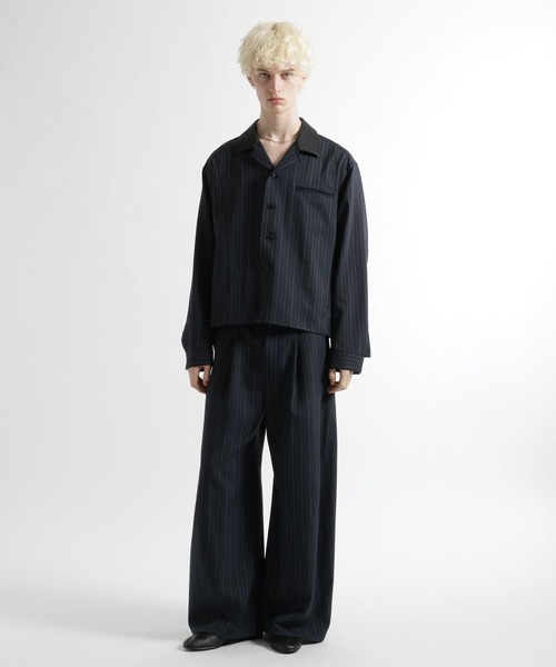 HARE（ハレ）の「3Dデザインシャツジャケット(HARE)（シャツ/ブラウス・メンズ・グレー/ブラック/ネイビー・FREE）」の12枚目の写真