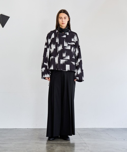 HARE（ハレ）の「レザーキリカエトレンチブルゾン(HARE)（ブルゾン・メンズ・ブラック/グレー/ブラック系その他・FREE）」の7枚目の写真