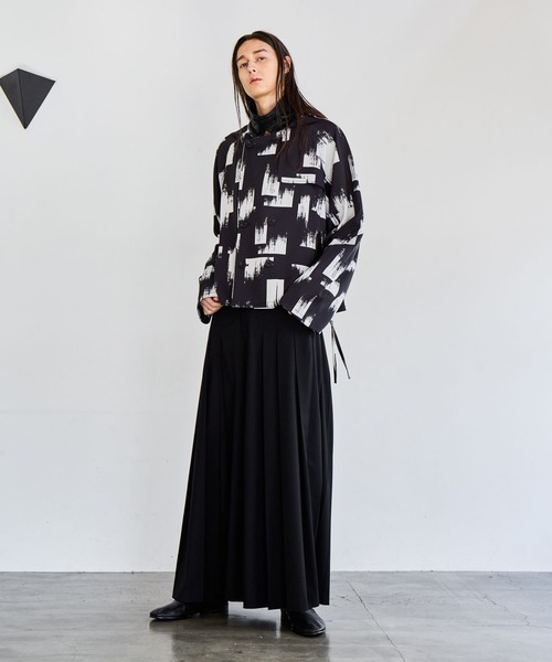 HARE（ハレ）の「レザーキリカエトレンチブルゾン(HARE)（ブルゾン・メンズ・ブラック/グレー/ブラック系その他・FREE）」の8枚目の写真