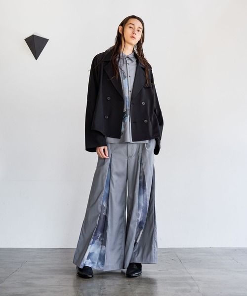 HARE（ハレ）の「レザーキリカエトレンチブルゾン(HARE)（ブルゾン・メンズ・ブラック/グレー/ブラック系その他・FREE）」の10枚目の写真