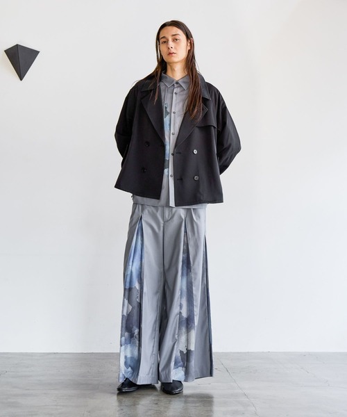 HARE（ハレ）の「レザーキリカエトレンチブルゾン(HARE)（ブルゾン・メンズ・ブラック/グレー/ブラック系その他・FREE）」の11枚目の写真