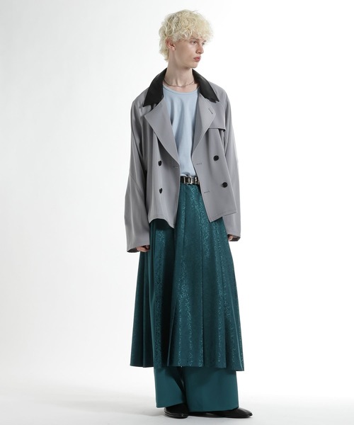 HARE（ハレ）の「レザーキリカエトレンチブルゾン(HARE)（ブルゾン・メンズ・ブラック/グレー/ブラック系その他・FREE）」の17枚目の写真