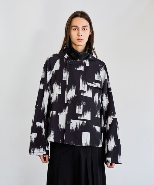 HARE（ハレ）の「レザーキリカエトレンチブルゾン(HARE)（ブルゾン・メンズ・ブラック/グレー/ブラック系その他・FREE）」の20枚目の写真