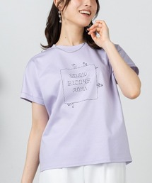コットン100%UV冷感刺繍プルオーバー