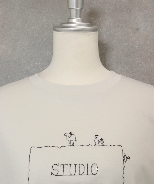 STUDIO PICONE（スタジオピッコーネ）の「コットン100％UV冷感刺繍プルオーバー（Tシャツ/カットソー・レディース・ブラック/ライトパープル/ライトグレー/ライトグリーン・LL/L/M）」の21枚目の写真