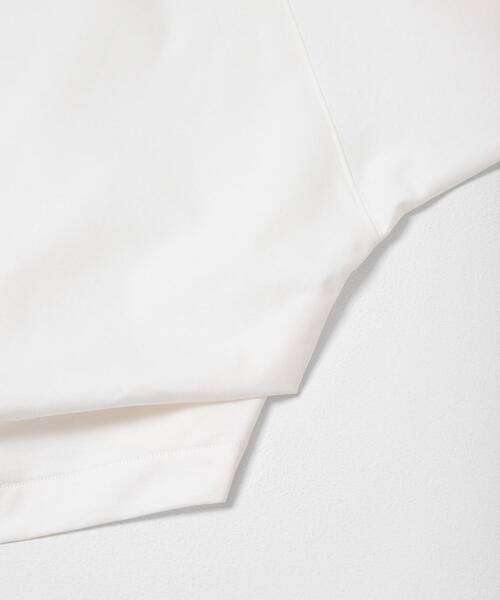 EKAL(エカル)の「シルケットコットンロングスリーブTシャツ(Tシャツ/カットソー・レディース・ネイビー/オフホワイト・ONE)」の6枚目の写真