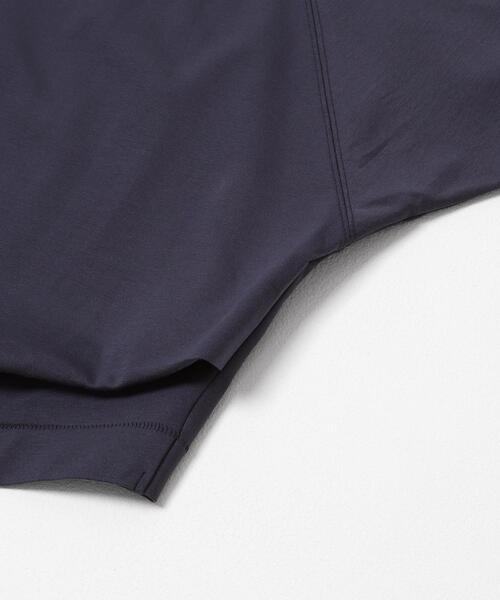 EKAL(エカル)の「シルケットコットンロングスリーブTシャツ(Tシャツ/カットソー・レディース・ネイビー/オフホワイト・ONE)」の18枚目の写真