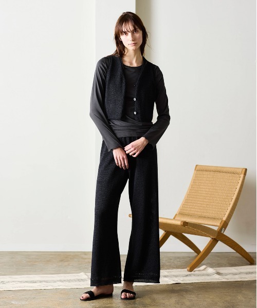 WALANCE(ワランス)の「organic cotton jersey long sleeve tee(Tシャツ/カットソー・レディース・オフホワイト・FREE)」の4枚目の写真