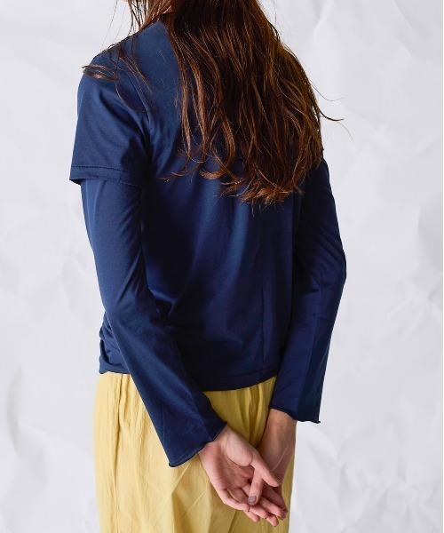 WALANCE(ワランス)の「organic cotton jersey long sleeve tee(Tシャツ/カットソー・レディース・オフホワイト・FREE)」の6枚目の写真