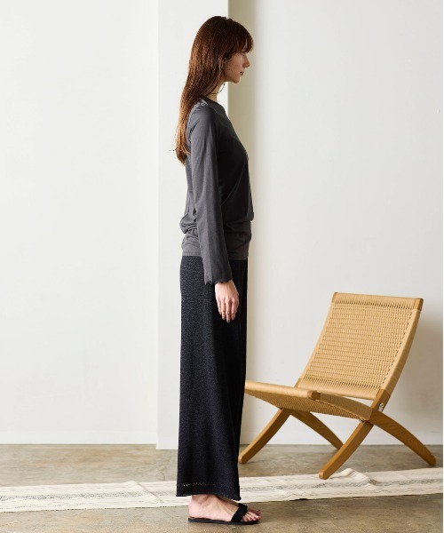 WALANCE(ワランス)の「organic cotton jersey long sleeve tee(Tシャツ/カットソー・レディース・オフホワイト・FREE)」の11枚目の写真
